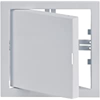 Puerta de revisión- 15 x 15 cm- chapa de acero- 150 x 150 mm- color blanco